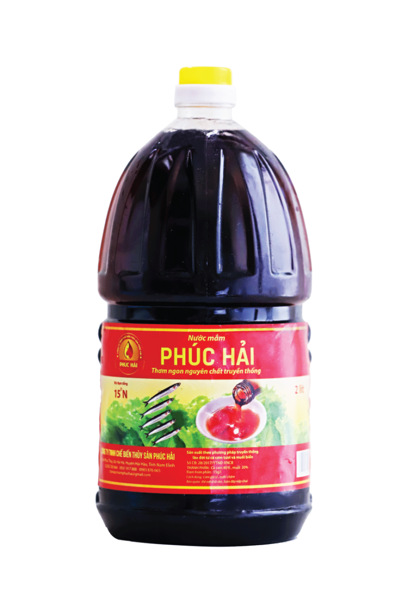 Nước mắm Phúc Hải 15 độ đạm - 2L